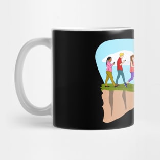 The Cell Phone Walk Mug